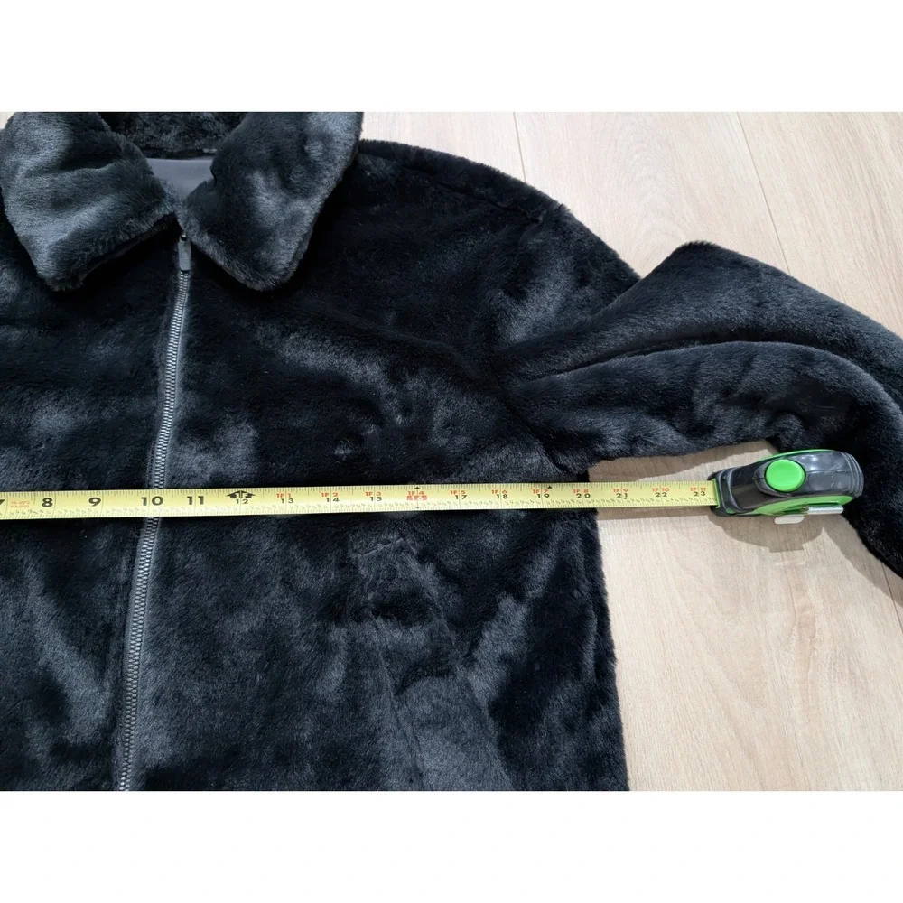 Lululemon Plush Fleece Oversized-Collar Jacket Black Size Small W3IBNS